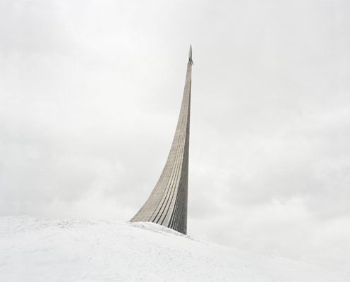 Danila Tkachenko, Monument to the Conquerors of Space. The rocket on top was made according to the design of German V-2 missile, Moscou 2015