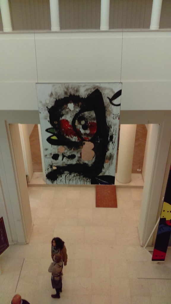Joan Miro, Toile brûlée 3, 1973, 195x130cm